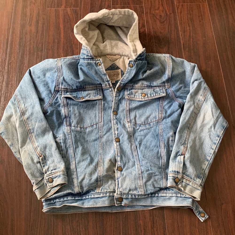 Vintage Drygoods Saugatuck Denim Jean Jacket Hood
